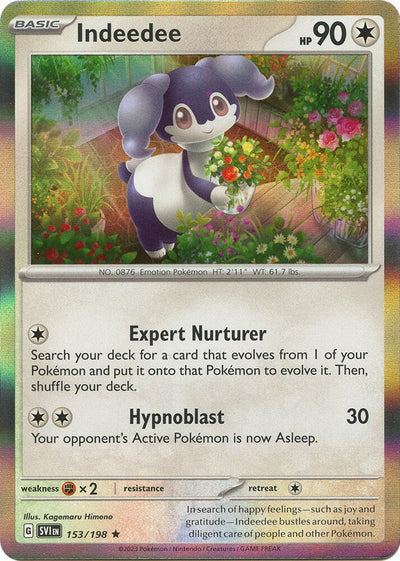 Indeedee Rare SV01: Scarlet & Violet Base Set 153/198 NM