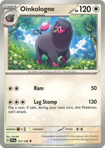 Oinkologne Uncommon SV01: Scarlet & Violet Base Set 157/198 NM