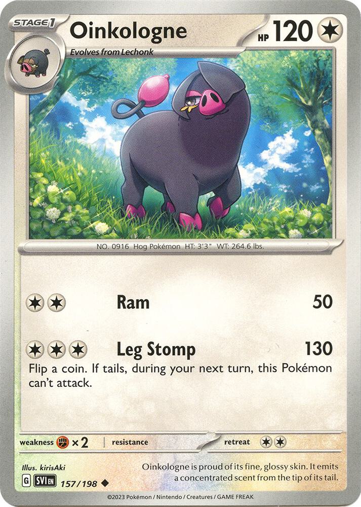 Oinkologne Uncommon SV01: Scarlet & Violet Base Set 157/198 NM