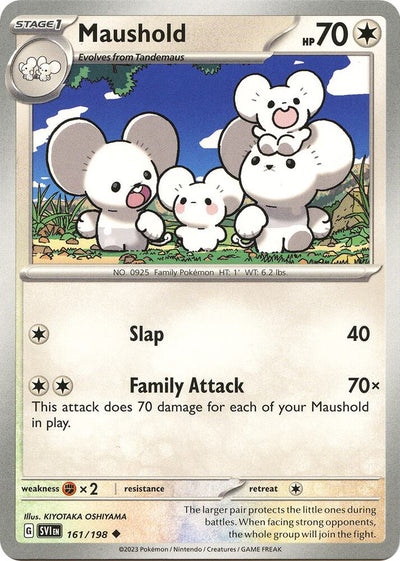 Maushold Uncommon SV01: Scarlet & Violet Base Set 161/198 NM