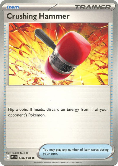 Crushing Hammer Common SV01: Scarlet & Violet Base Set 168/198 NM