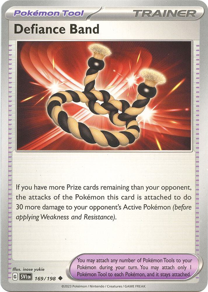 Defiance Band Uncommon SV01: Scarlet & Violet Base Set 169/198 NM