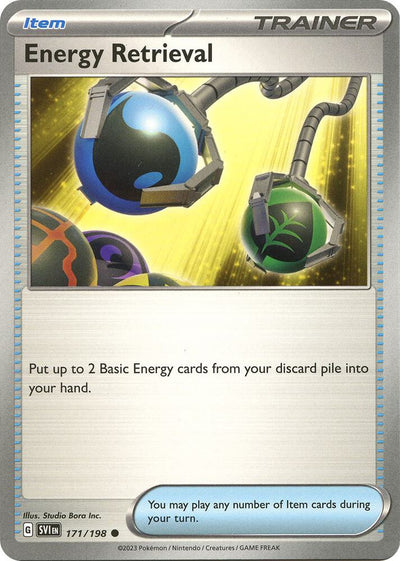 Energy Retrieval Common SV01: Scarlet & Violet Base Set 171/198 NM