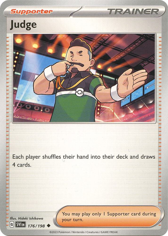 Judge Uncommon SV01: Scarlet & Violet Base Set 176/198 NM