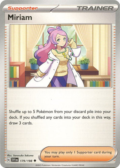 Miriam - 179/198 Uncommon SV01: Scarlet & Violet Base Set 179/198 NM