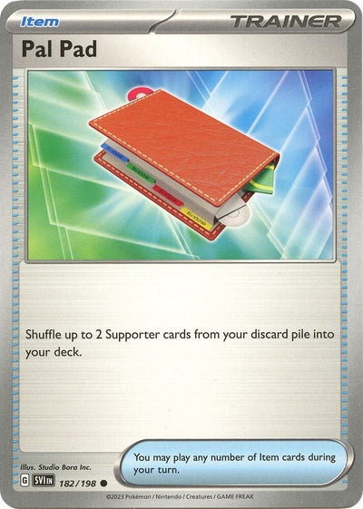 Pal Pad Common SV01: Scarlet & Violet Base Set 182/198 NM