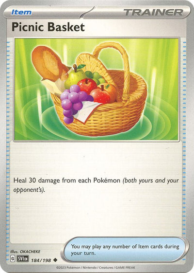 Picnic Basket Uncommon SV01: Scarlet & Violet Base Set 184/198 NM