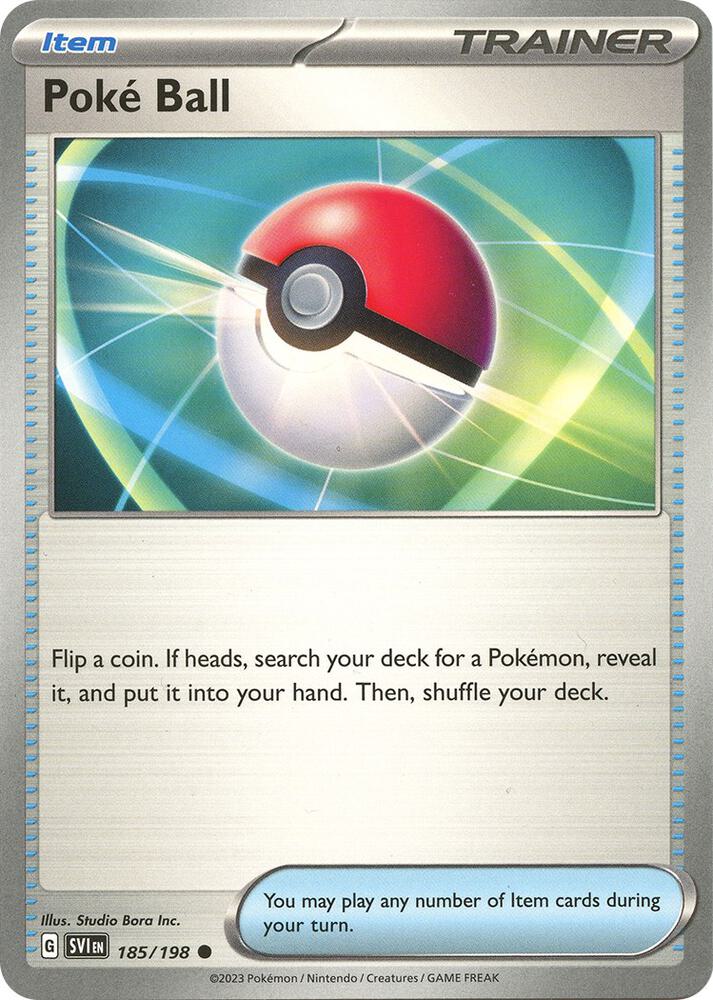 Poke Ball Common SV01: Scarlet & Violet Base Set 185/198 NM