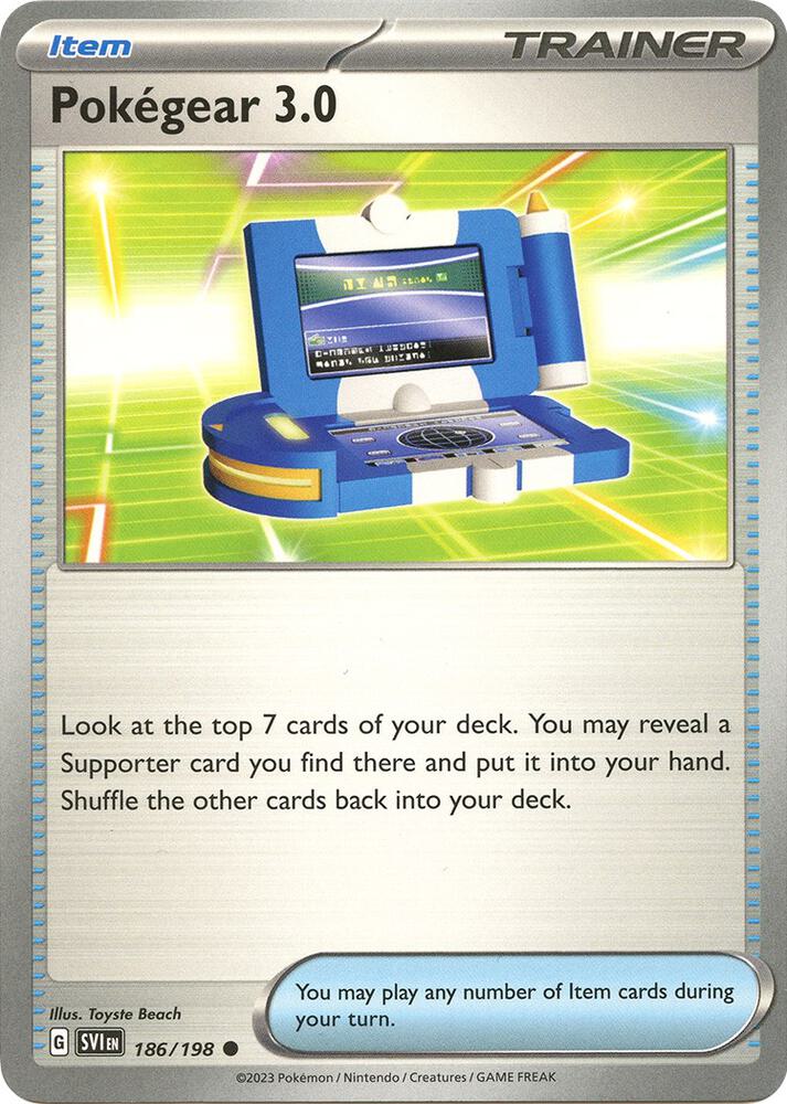 Pokegear 3.0 Common SV01: Scarlet & Violet Base Set 186/198 NM