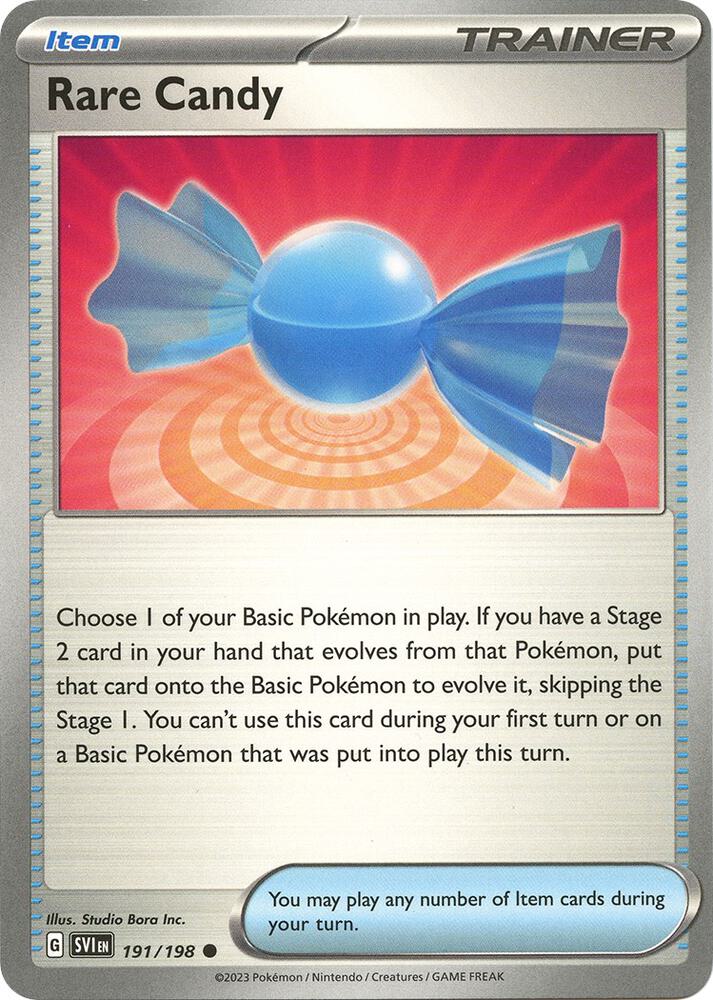 Rare Candy - 191/198 Common SV01: Scarlet & Violet Base Set 191/198 NM