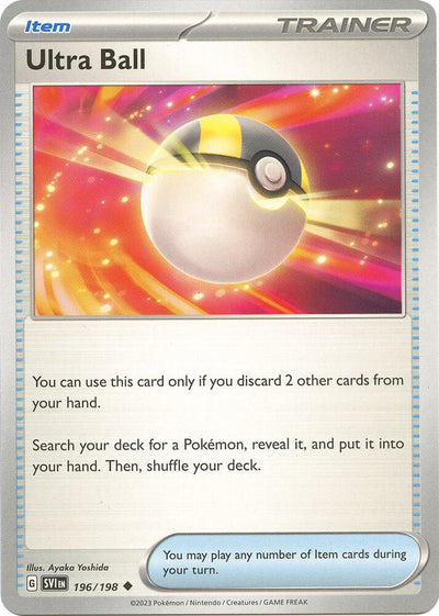 Ultra Ball Uncommon SV01: Scarlet & Violet Base Set 196/198 NM