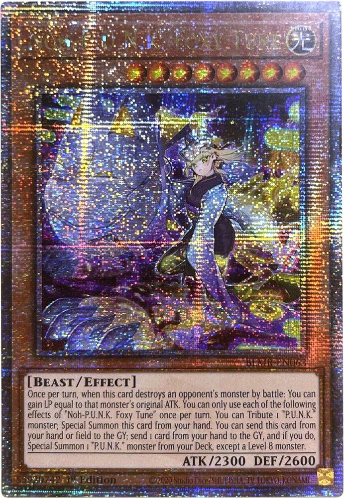 Noh-P.U.N.K. Foxy Tune (Quarter Century Secret Rare) BLMR-EN063 NM