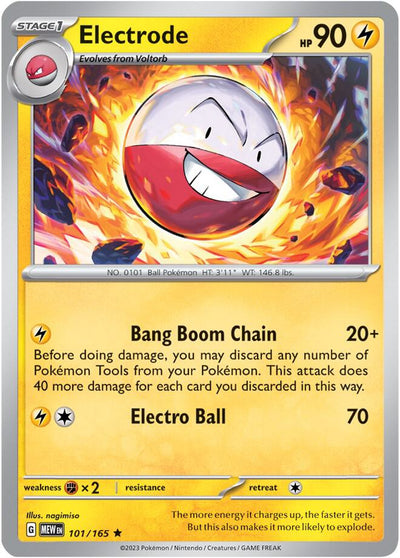Electrode Rare SV: Scarlet & Violet 151 101/165 NM