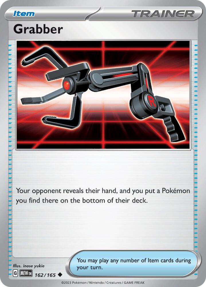 Grabber Uncommon SV: Scarlet & Violet 151 162/165 NM