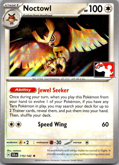 Noctowl Rare Prize Pack Series Cards 115/142 NM