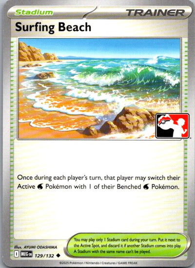 Surfing Beach Uncommon Prize Pack Series Cards 129/132 NM