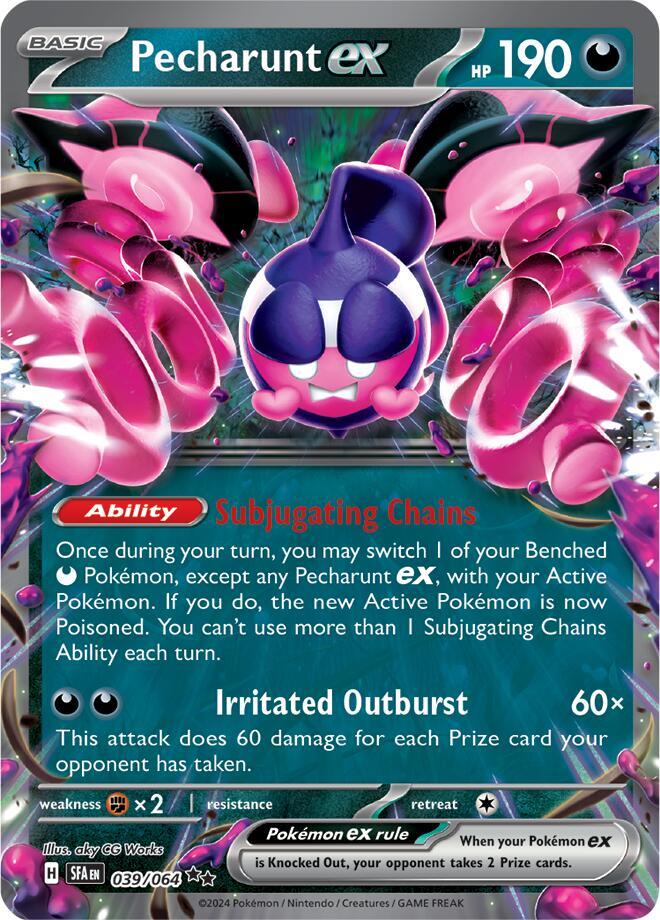 Pecharunt ex - Double Rare SV: Shrouded Fable 039/064 NM