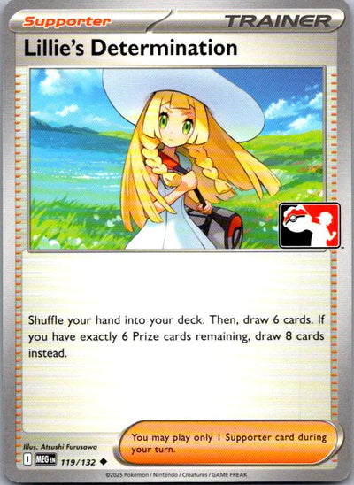Lillie's Determination Uncommon Prize Pack Series Cards 119/132 NM