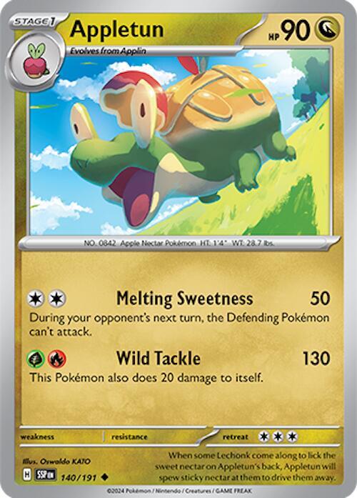 Appletun - 140/191 Uncommon SV08: Surging Sparks 140/191 NM