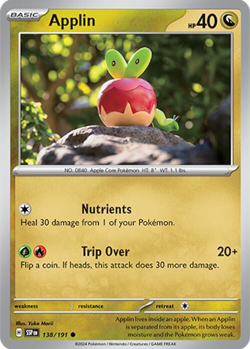 Applin Common SV08: Surging Sparks 138/191 NM