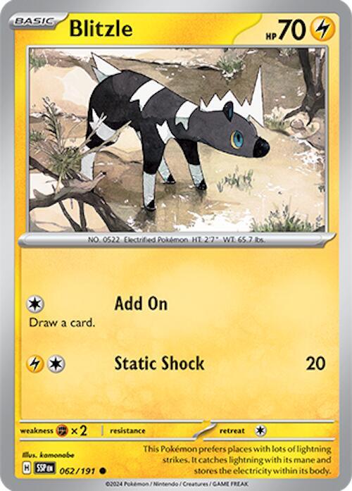 Blitzle Common SV08: Surging Sparks 062/191 NM