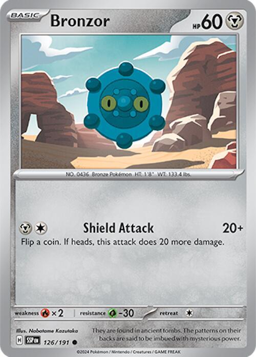 Bronzor Common SV08: Surging Sparks 126/191 NM