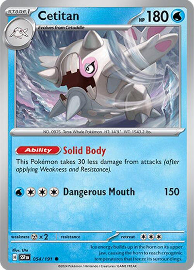 Cetitan - 054/191 Common SV08: Surging Sparks 054/191 NM