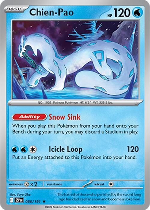 Chien-Pao Rare SV08: Surging Sparks 056/191 NM