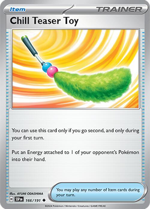 Chill Teaser Toy Uncommon SV08: Surging Sparks 166/191 NM