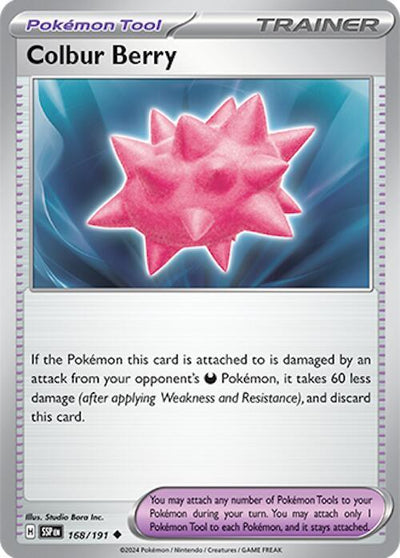 Colbur Berry Uncommon SV08: Surging Sparks 168/191 NM