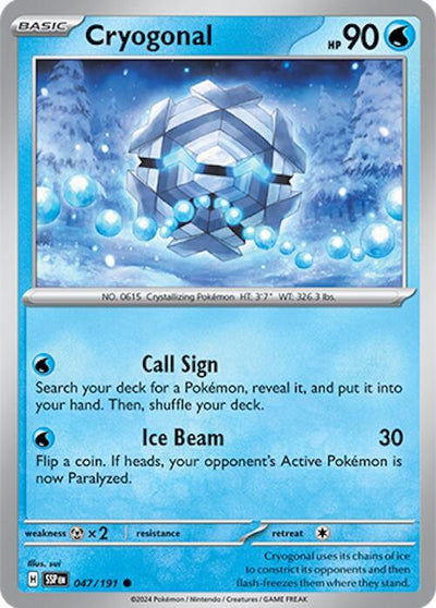 Cryogonal Common SV08: Surging Sparks 047/191 NM