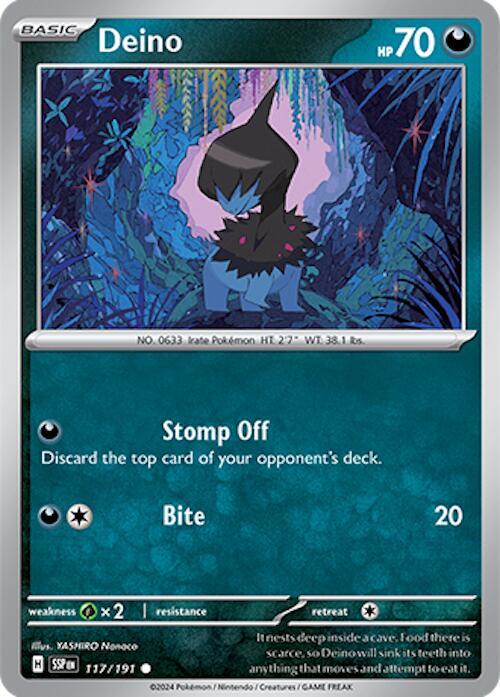Deino Common SV08: Surging Sparks 117/191 NM