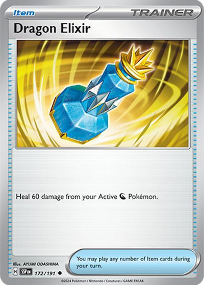 Dragon Elixir Uncommon SV08: Surging Sparks 172/191 NM