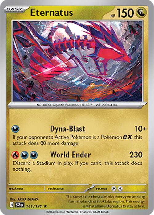 Eternatus Rare SV08: Surging Sparks 141/191 NM