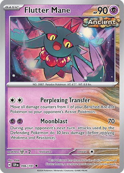 Flutter Mane Uncommon SV08: Surging Sparks 096/191 NM