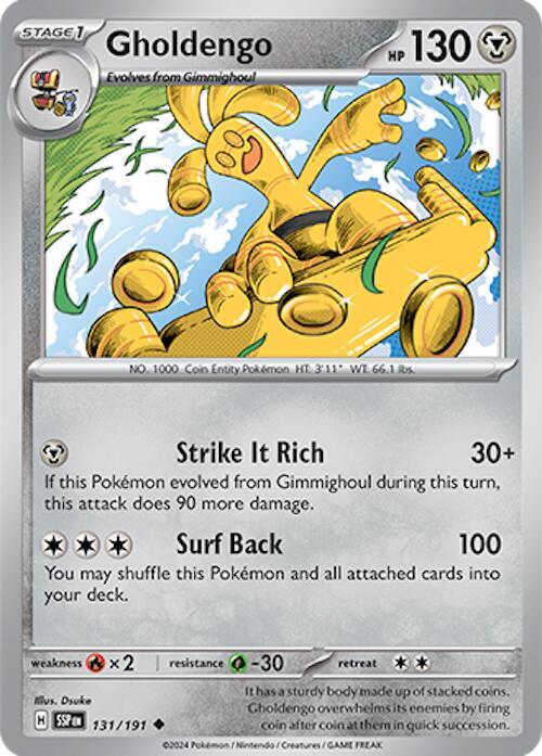 Gholdengo Uncommon SV08: Surging Sparks 131/191 NM