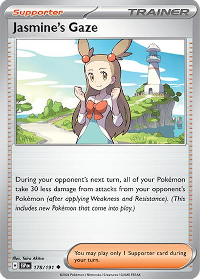 Jasmine's Gaze - 178/191 Uncommon SV08: Surging Sparks 178/191 NM
