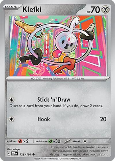 Klefki Common SV08: Surging Sparks 128/191 NM