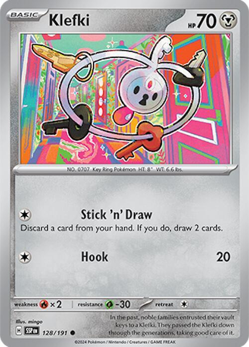 Klefki Common SV08: Surging Sparks 128/191 NM