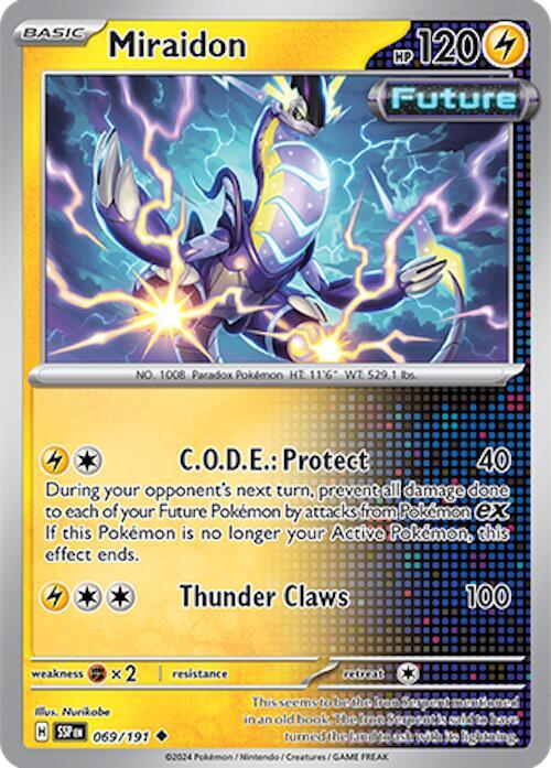 Miraidon Uncommon SV08: Surging Sparks 069/191 NM
