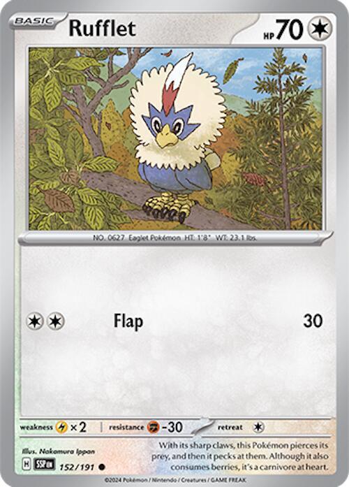 Rufflet Common SV08: Surging Sparks 152/191 NM