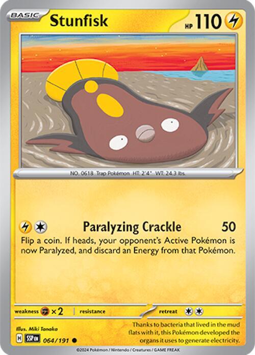 Stunfisk - 064/191 Common SV08: Surging Sparks 064/191 NM