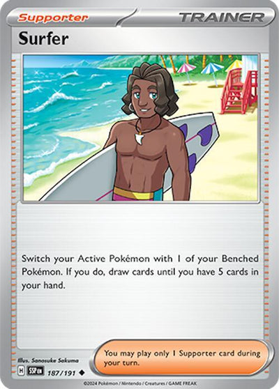 Surfer - 187/191 Uncommon SV08: Surging Sparks 187/191 NM