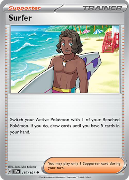 Surfer - 187/191 Uncommon SV08: Surging Sparks 187/191 NM