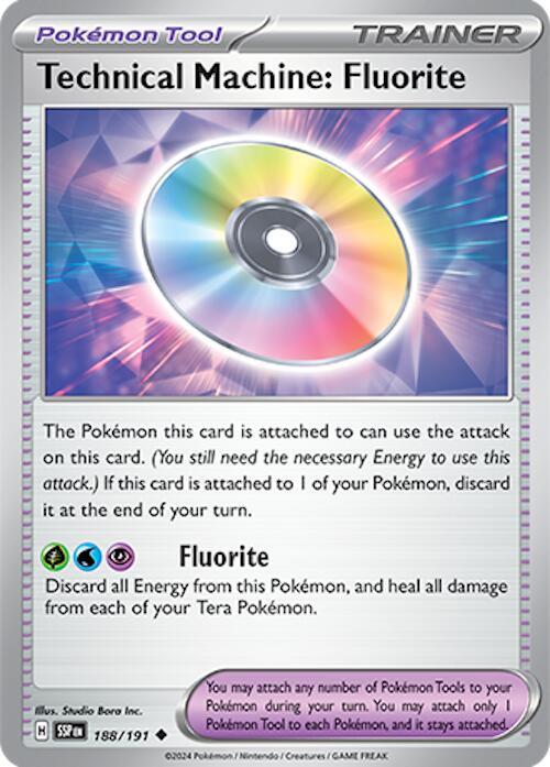 Technical Machine: Fluorite Uncommon SV08: Surging Sparks 188/191 NM