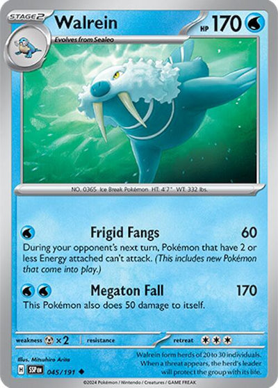 Walrein Uncommon SV08: Surging Sparks 045/191 NM