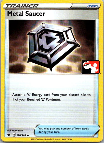 Metal Saucer Uncommon Prize Pack Series Cards 170/202 NM
