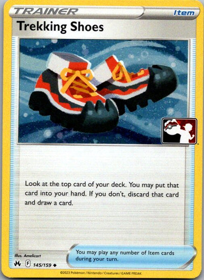 Holo Trekking Shoes Uncommon Prize Pack Series Cards 145/159 NM