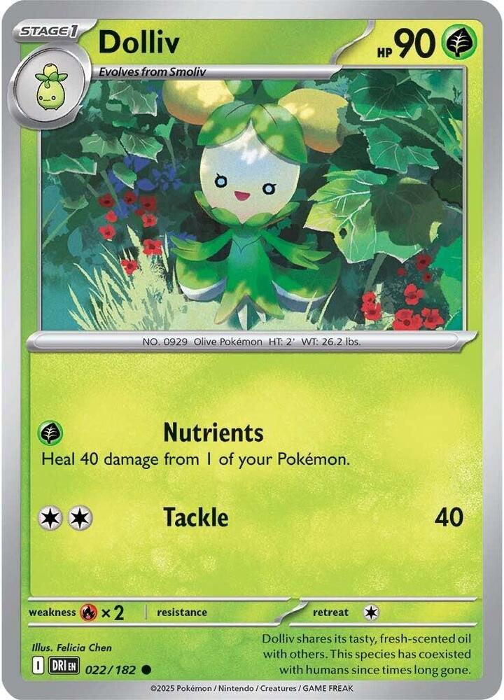 Dolliv 022/182 Common SV10: Destined Rivals NM