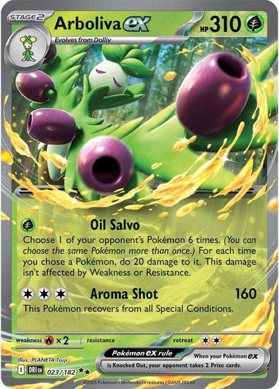 Arboliva ex 023/182 Double Rare SV10: Destined Rivals NM